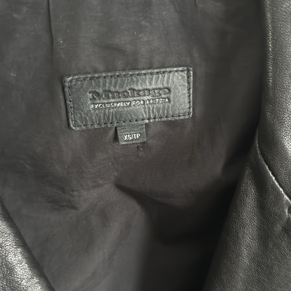 Lambskin Mackage Moto Jacket, XS - Picture 3 of 3